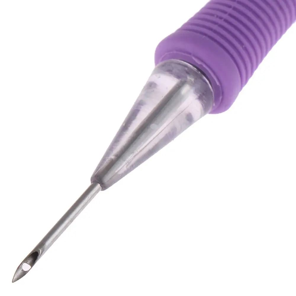Pratico Accessorio per Cucito e Ricamo, Penna per Ricamo con Infilatore, Strumento per Lavori Artigianali