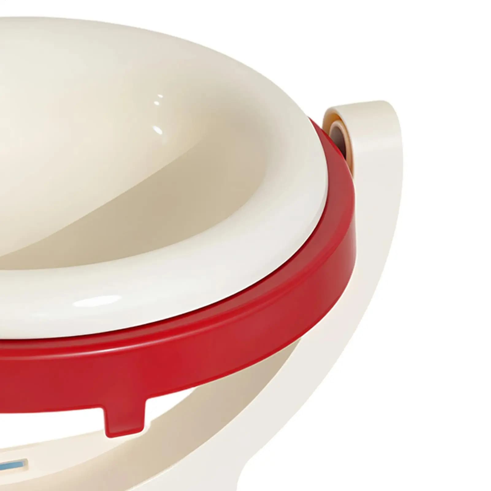 Elevated Cat Bowl Wall-Mounted Anti-Tipping Folding Adjustable Pet Feeder Elevated Cat Food Bowls For Travel Indoor Outdoor