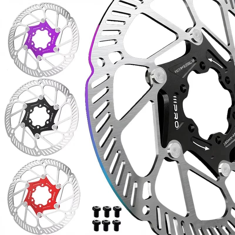 IIIPRO Rotore del freno a disco per bicicletta 140mm 160mm 180mm 203mm Rotore galleggiante per bicicletta Dissipazione del calore Rotori dei freni idraulici per bici