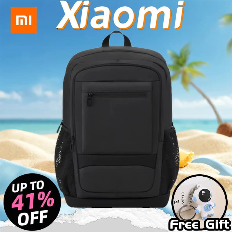 Xiaomi 90FUN Zaini da viaggio d'affari Borsa per laptop da 15,6 pollici Borse per notebook per campus Zaini per ragazzi per zaino da viaggio per scuola