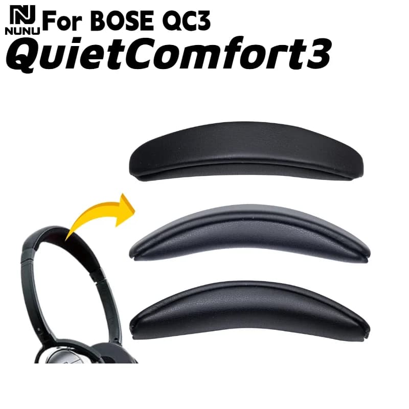 Cuscinetto di ricambio per archetto, facile da installare, per cuffie BOSE QC3/QuietComfort3, ricambi per riparazione