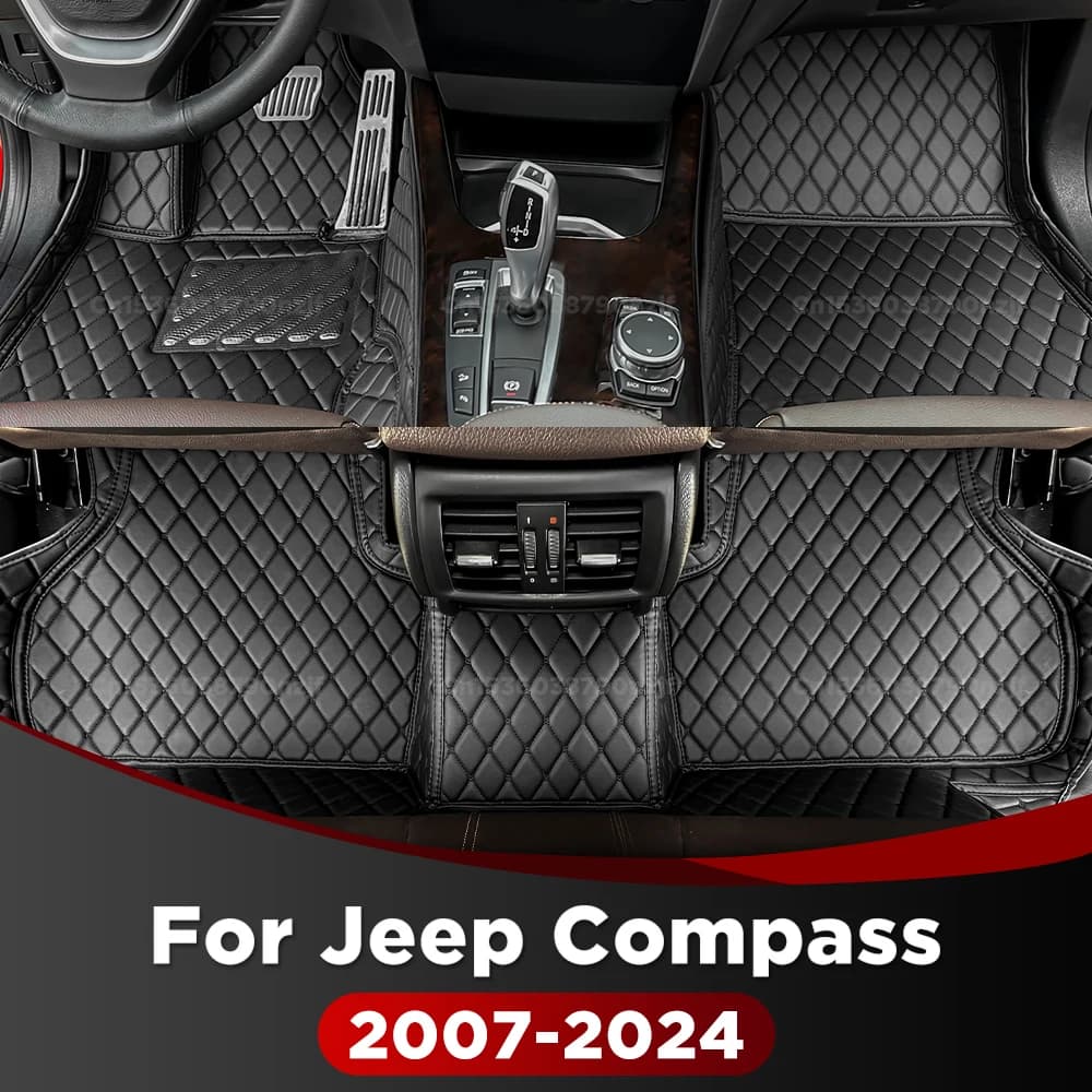 Per Jeep Compass 2007-2024 Personalizzato Tappetino Per Auto Automobile Tappeto Copertura Accessori Interni di Protezione 2023 2022 2021 2020 2019