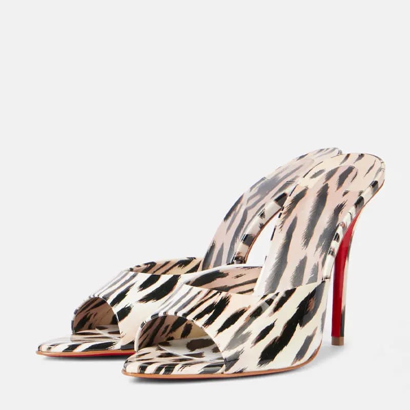 Nuove Ciabatte Estive da Donna con Tacco Alto, Punta Aperta e Design Sottile, Sandali Sexy da Esterno, Ciabatte alla Moda con Tacco Alto