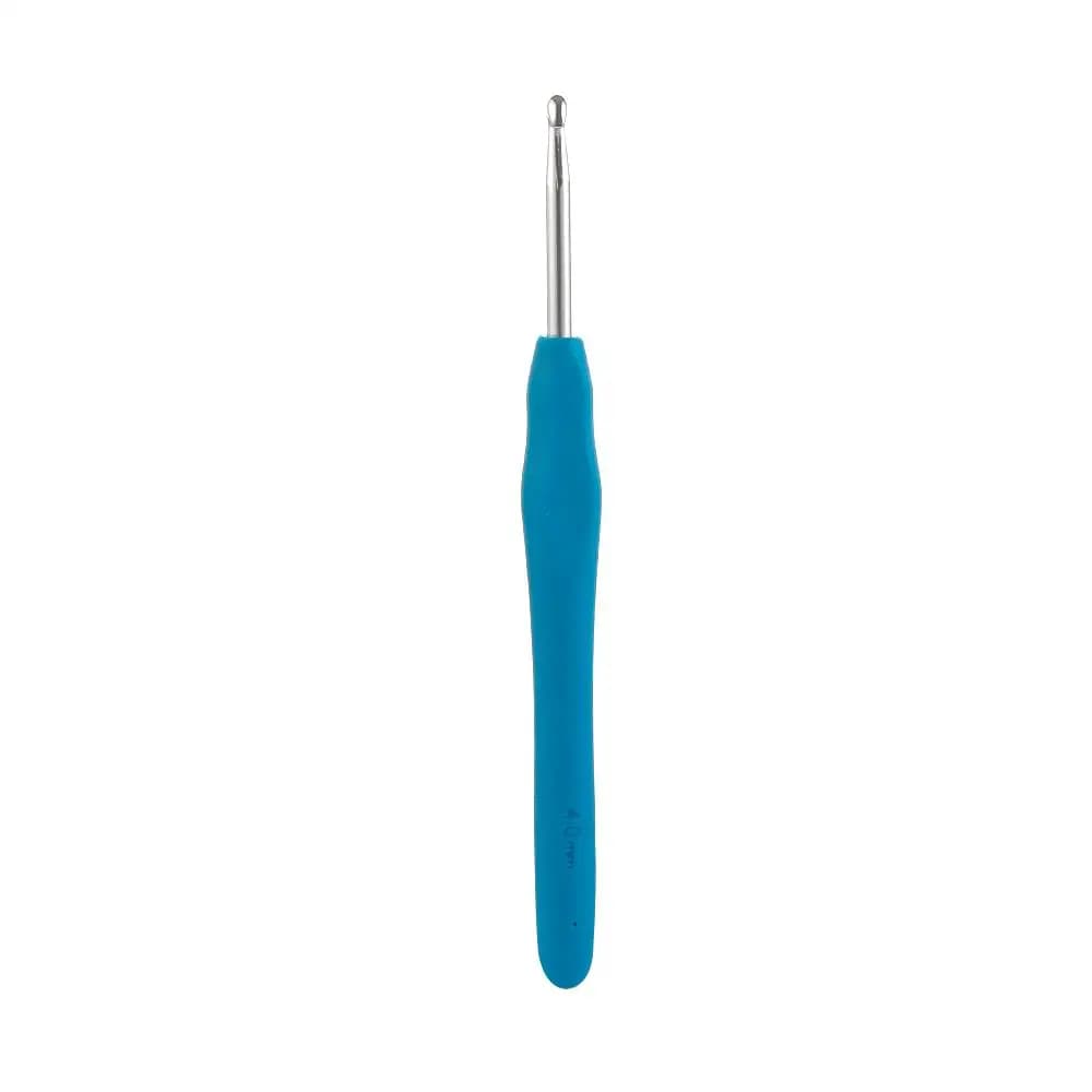 2.0-10mm Soft Grip DIY Craft Tools Aluminum Knitting Needles Crochet Hook Weave Yarn
