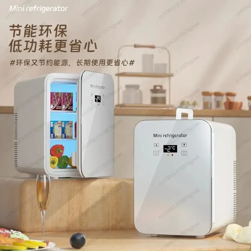 220V Portable Car Refrigerator Mini Freezer for Home Dorm Office Travel 12V Cooling WAA