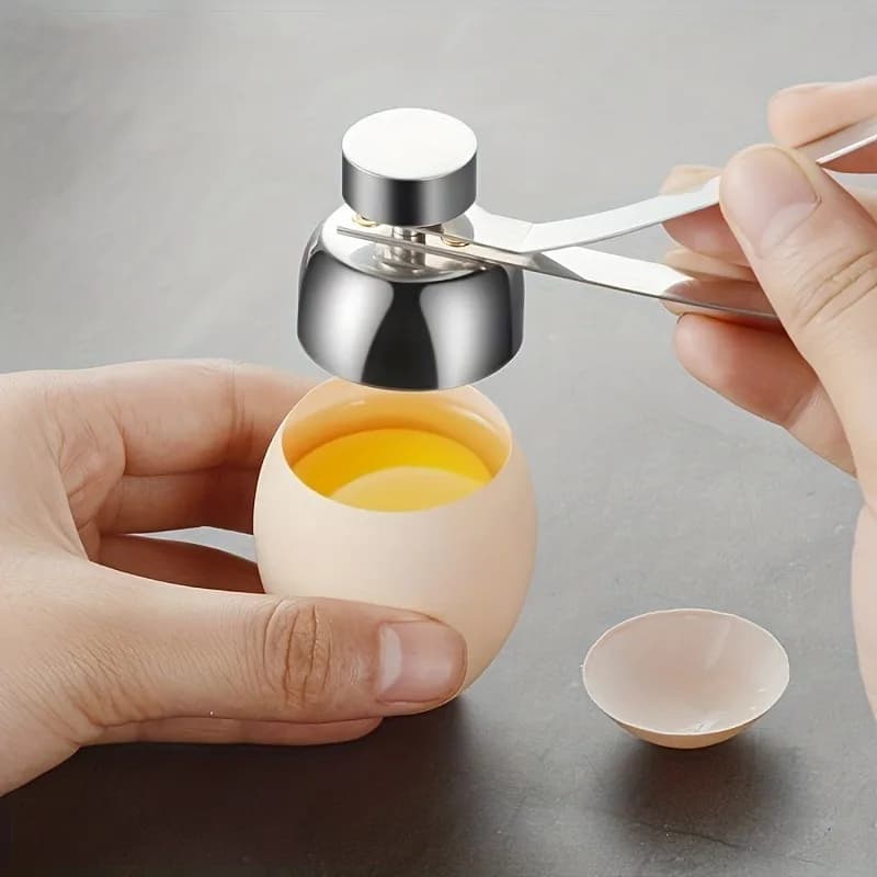 Apriuova in Acciaio Inossidabile, Utensile da Cucina, Taglia Guscio d'Uovo