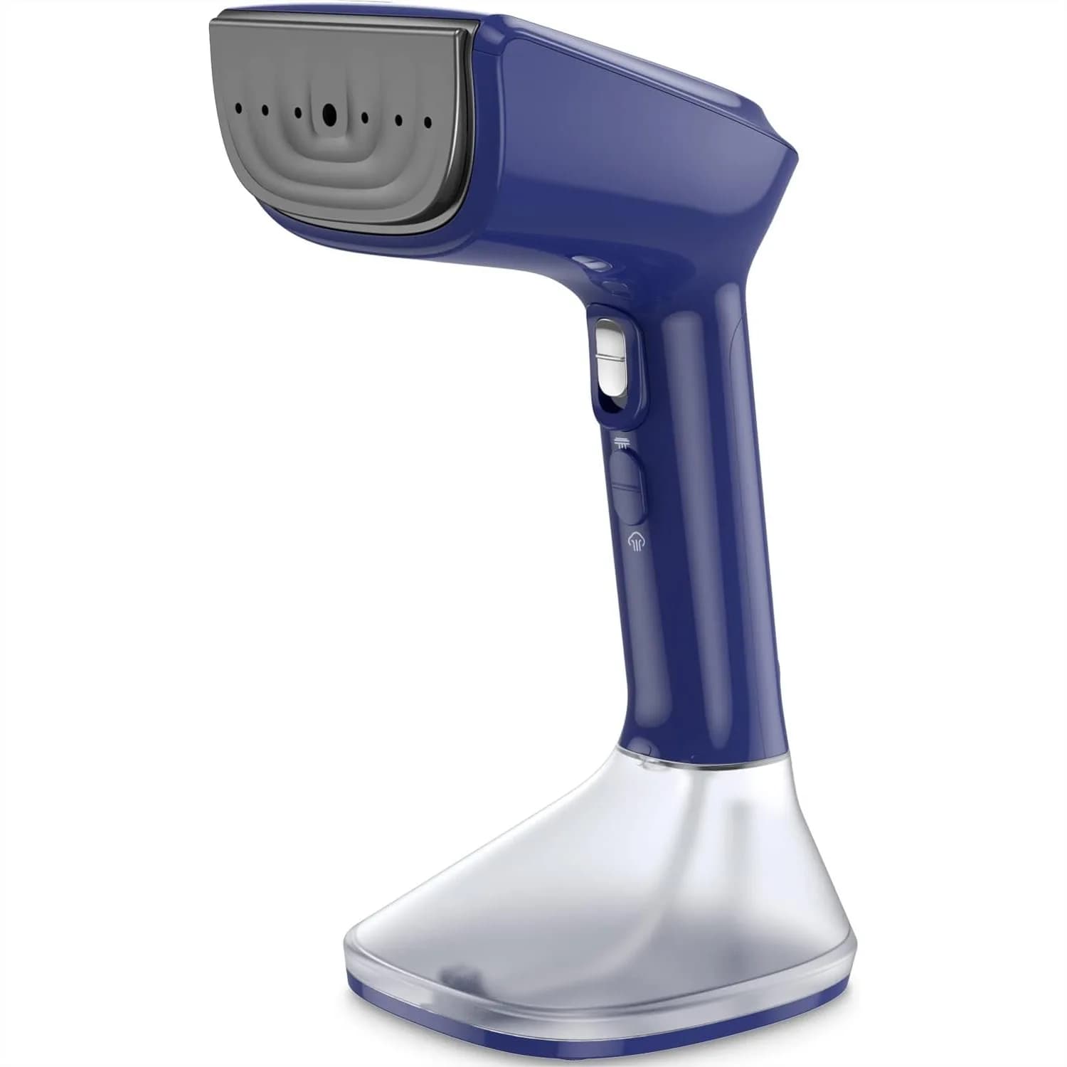Vaporizzatore per Vestiti, Potente Vapore da 1800W, Riscaldamento Rapido in 20 Secondi, Serbatoio Acqua Rimovibile, Stiratura a Vapore e a Secco, Blu