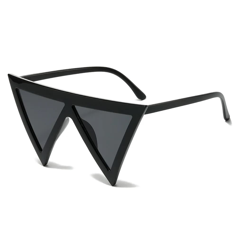 Occhiali da Sole Triangolari Personalizzati e alla Moda, Occhiali Decorativi Hip-Hop Escentri in Stile Europeo e Americano