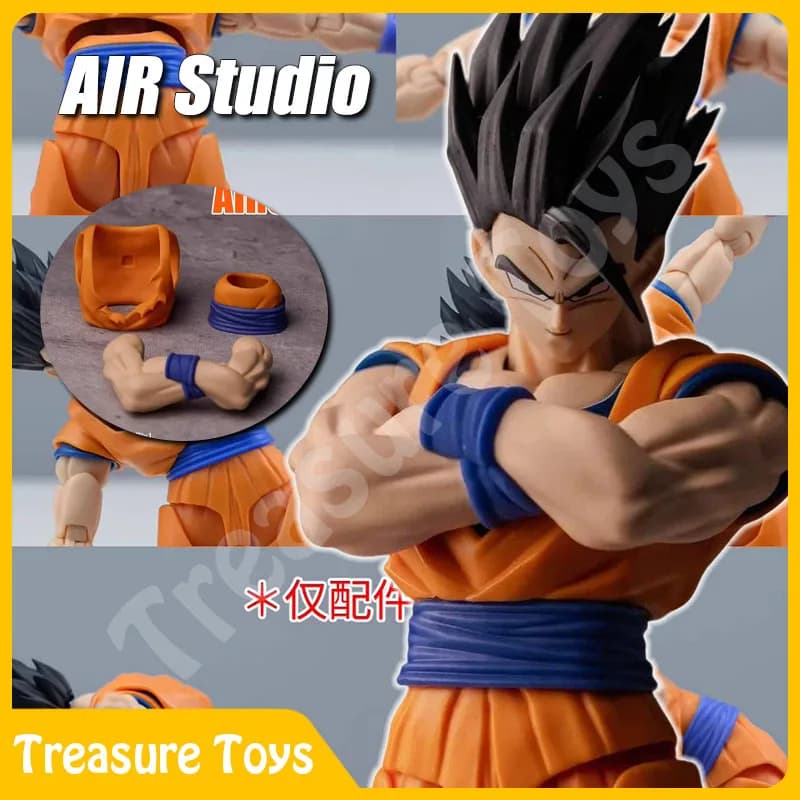 Accessori AIR Studio Dragon Ball Super Saiyan Son Goku per Bandai Goku 3.0 The Games Begin, Action Figure Anime, Giocattoli e Regali