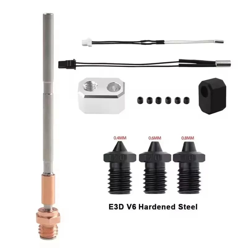 For Prusa Mk4/XL hotend copper alloy throat and titanium high temperature resistance fast printing Mk4 3D printer accessories