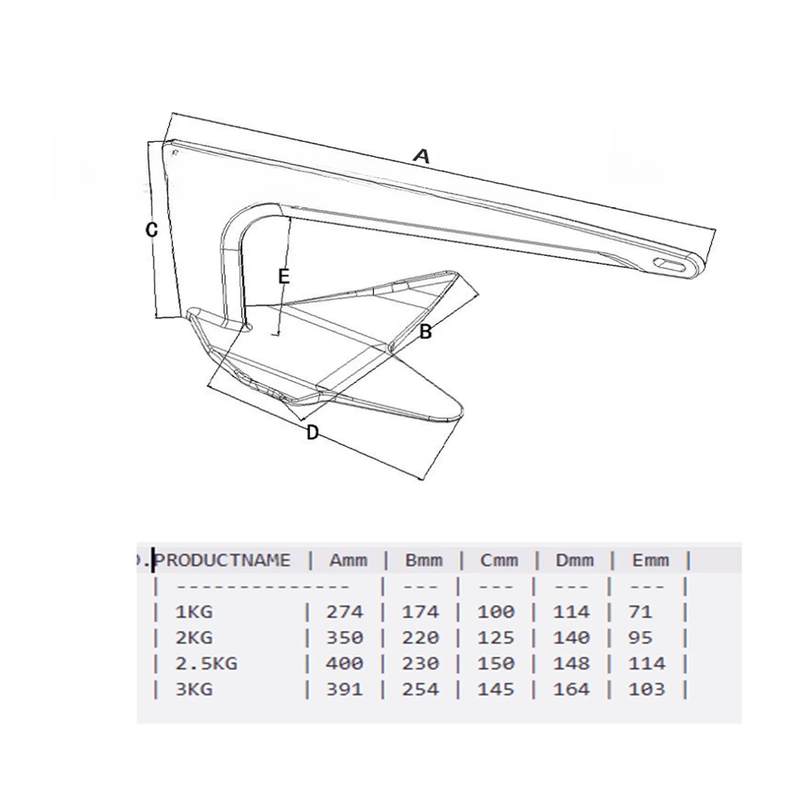 Stainless Steel 316 Claw Anchor for Boats Precision Cast Mirror Polished Heavy Duty Marine Anchor 27.4 to 40cm Options