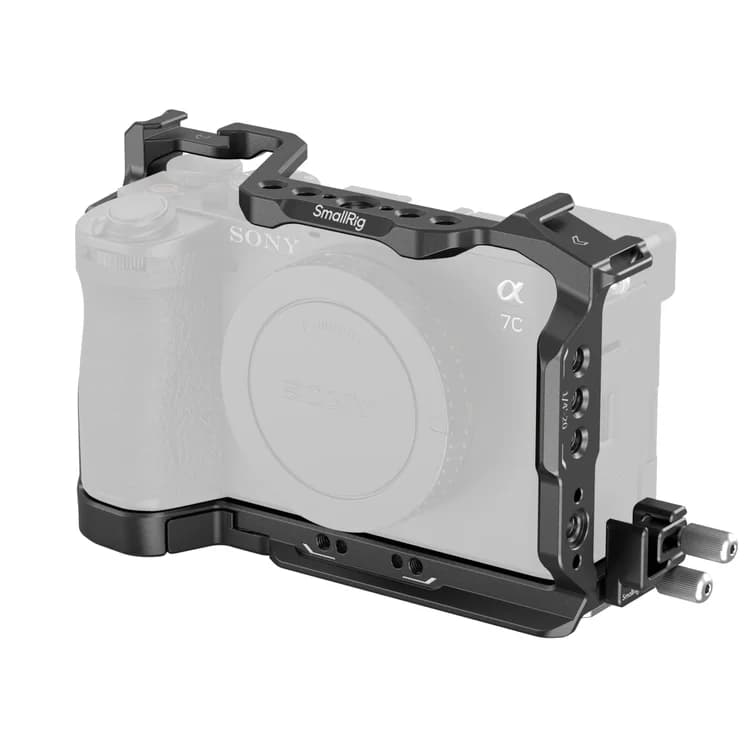 For SmallRig cage kit for Sonys A7C II / A7CR with a cable clamp for HDMI, full Vlog access making camera cages 4422
