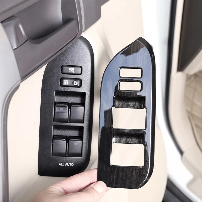 Per Toyota Land Cruiser Prado FJ150 150 2014-2018 alzacristalli in vetro interruttore pulsante pannello di controllo copertura del telaio Trim accessori
