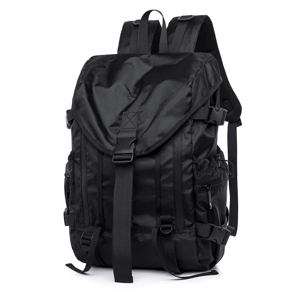 Fashionable Drawstring Backpack for Men Multi-Functional College Student Bag with Laptop Compartment for Travel and Casual bolsa
