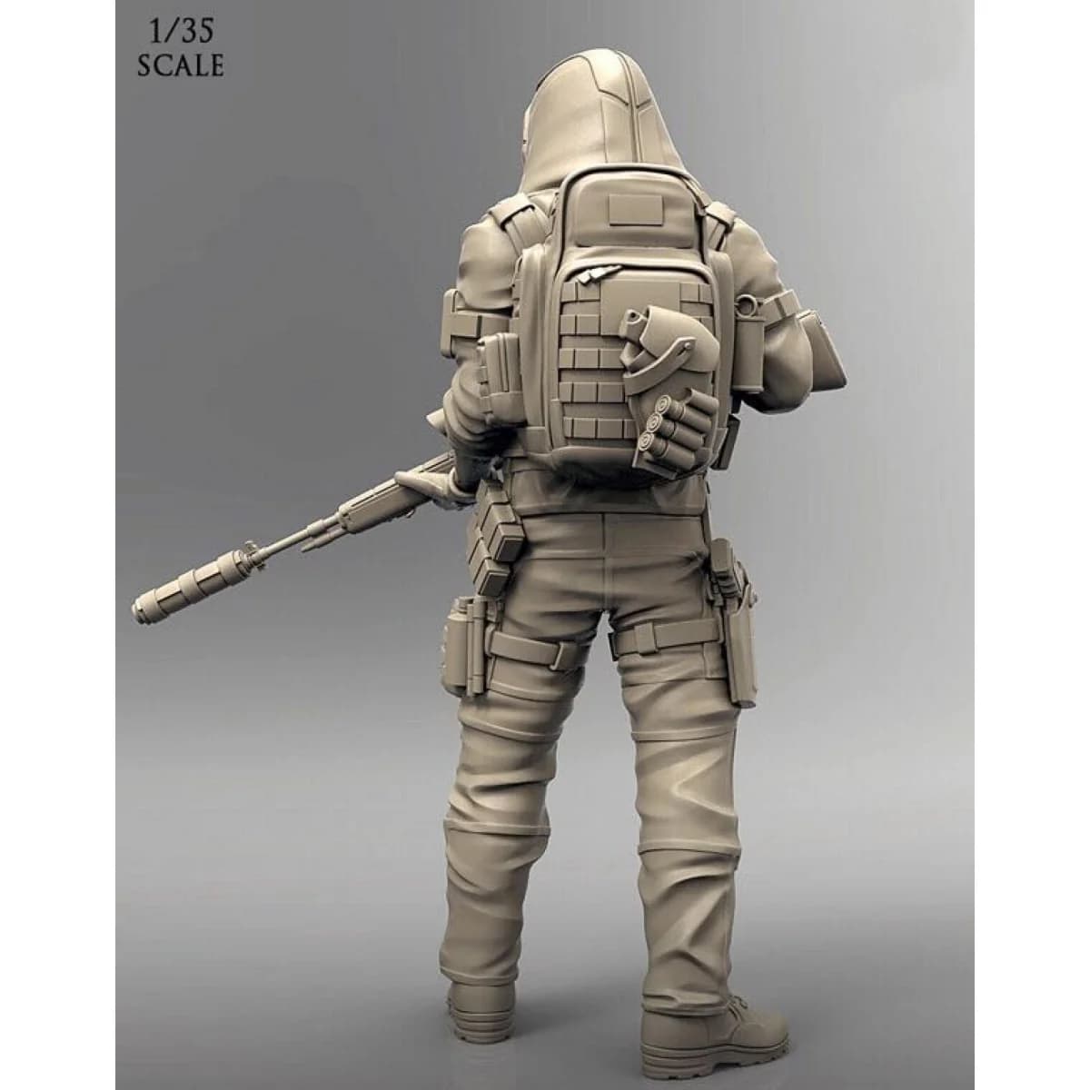 Kit modello non verniciato in resina 1/35, tema militare, GK non assemblato e non verniciato