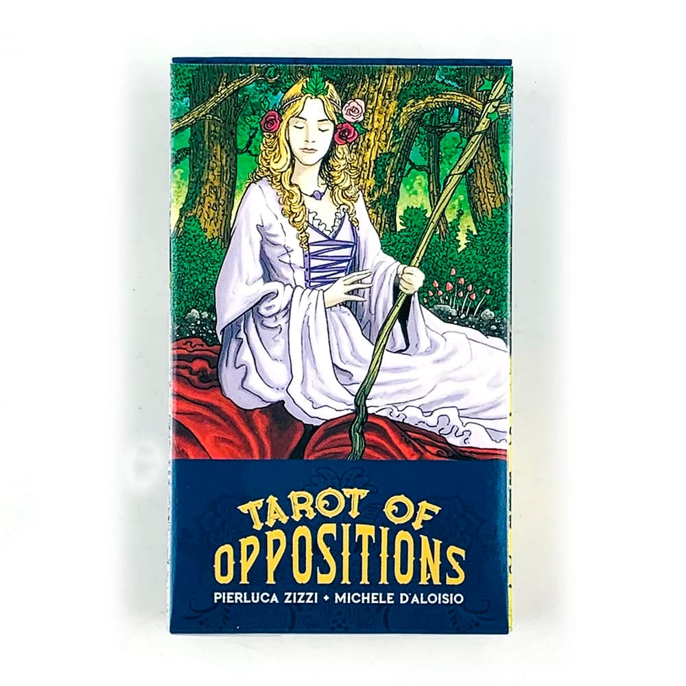12X7CM Tarot Of Oppositions Cards English Version Divination Tarot Deck With Guide Book For Beginners, Family Party Board Game