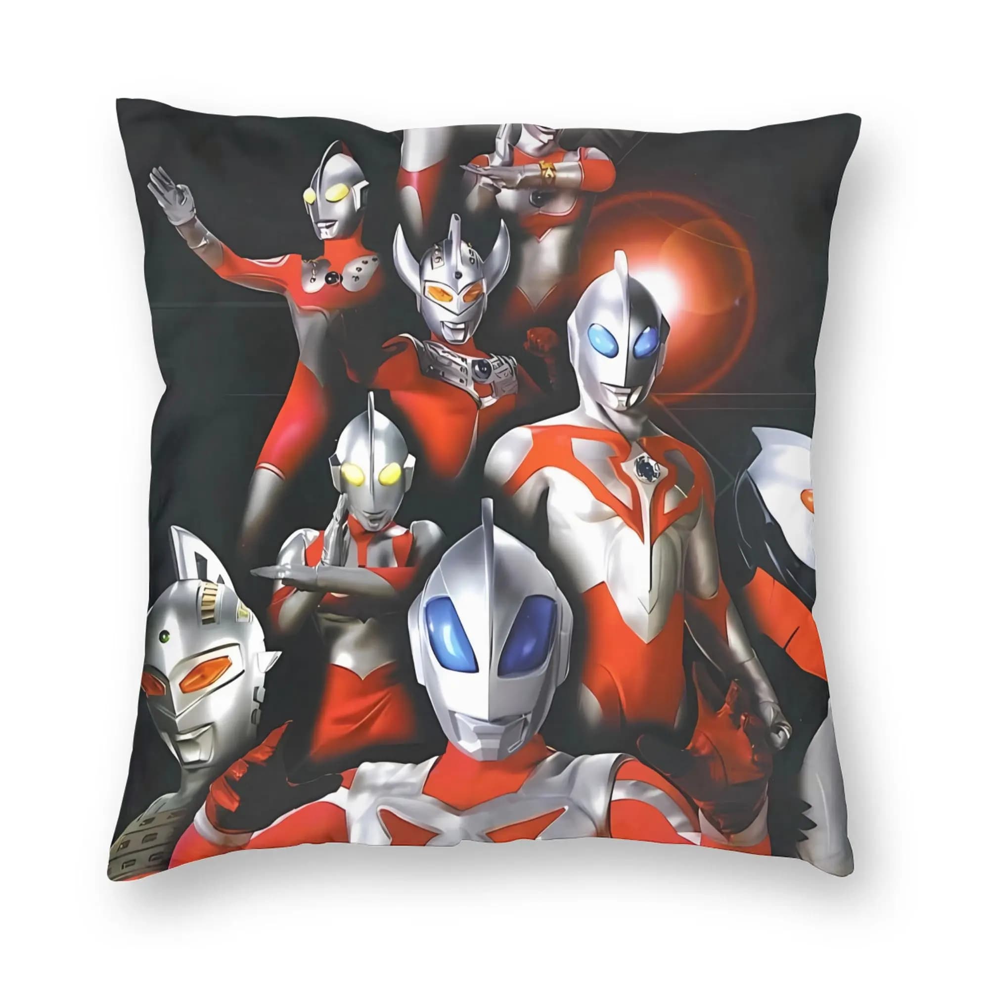 ULTRAMAN Pillow Cover Soft Cushion Cover Cute Funny Pillow Case For Sofa Home Decoration