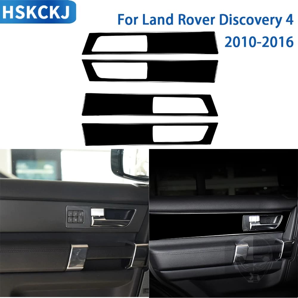 For Land Rover Discovery 4 2010-2016 Auto Accessories Interior Handle Cover Panel Trim Wall decal Plastic Edit