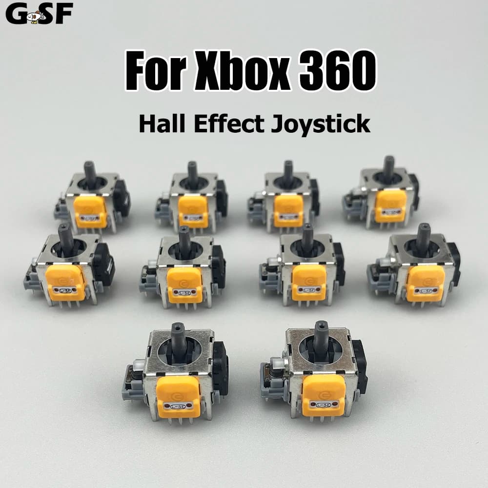 GSF 2/4/5 pezzi per joystick analogico a effetto Hall per XBOX 360, anti-drift, senza tremore, ricambio e riparazione