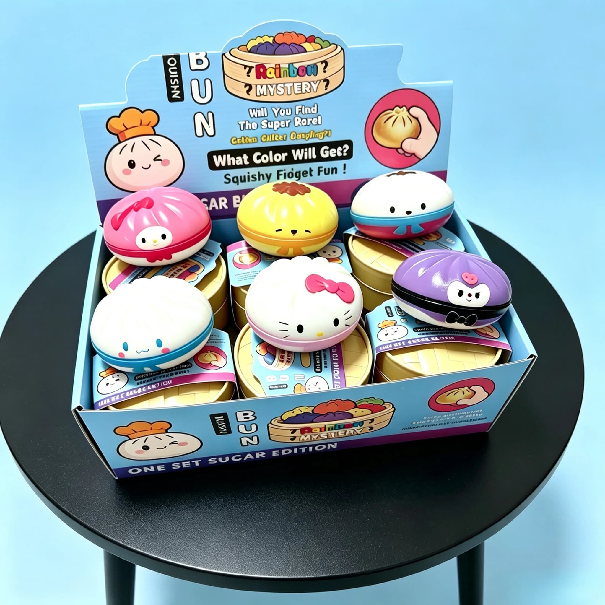 Giocattolo antistress a forma di panino dei cartoni animati, a lento ritorno, da impastare, con musica, blind box, divertente, piccola borsa a gabbia, regalo a sorpresa