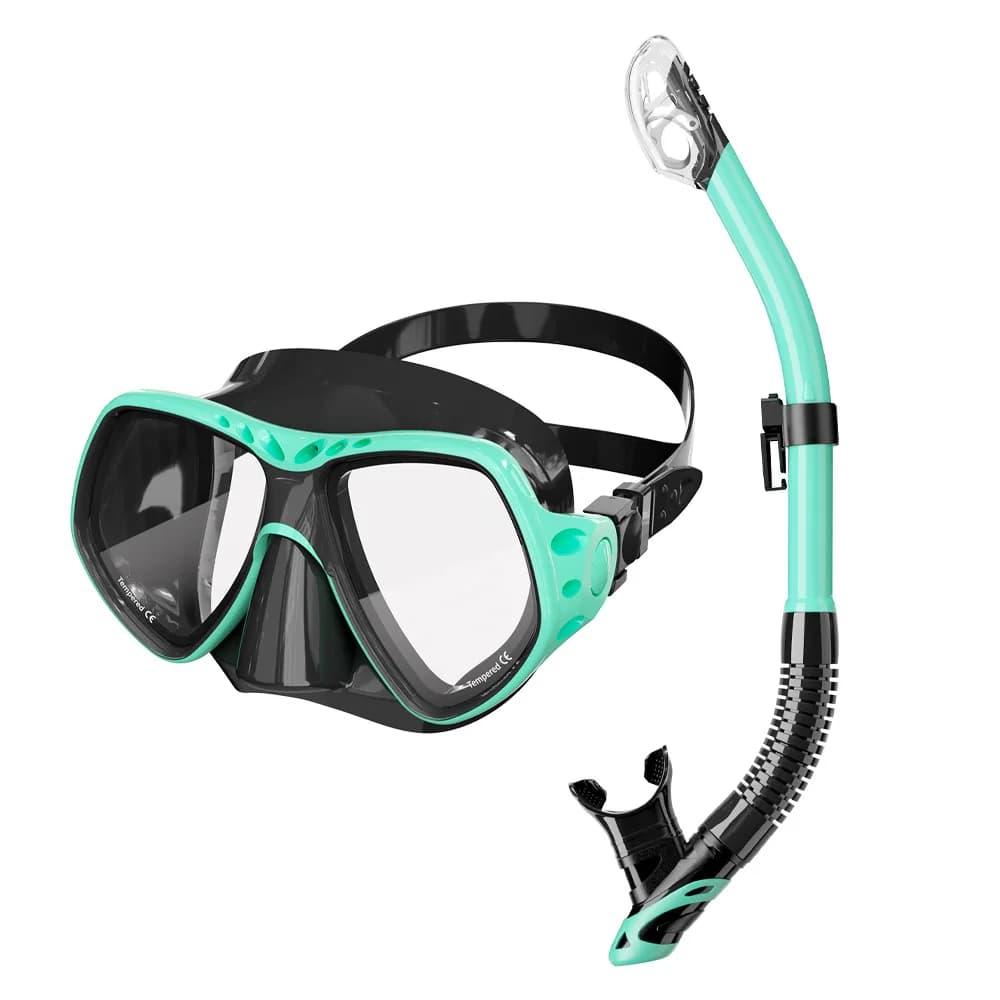 JSJM Professional Underwater Mask Snorkeling Jumpsuit Adult Silicone Antifog Glasses Snorkeling Kit for Training Swimwear Gift