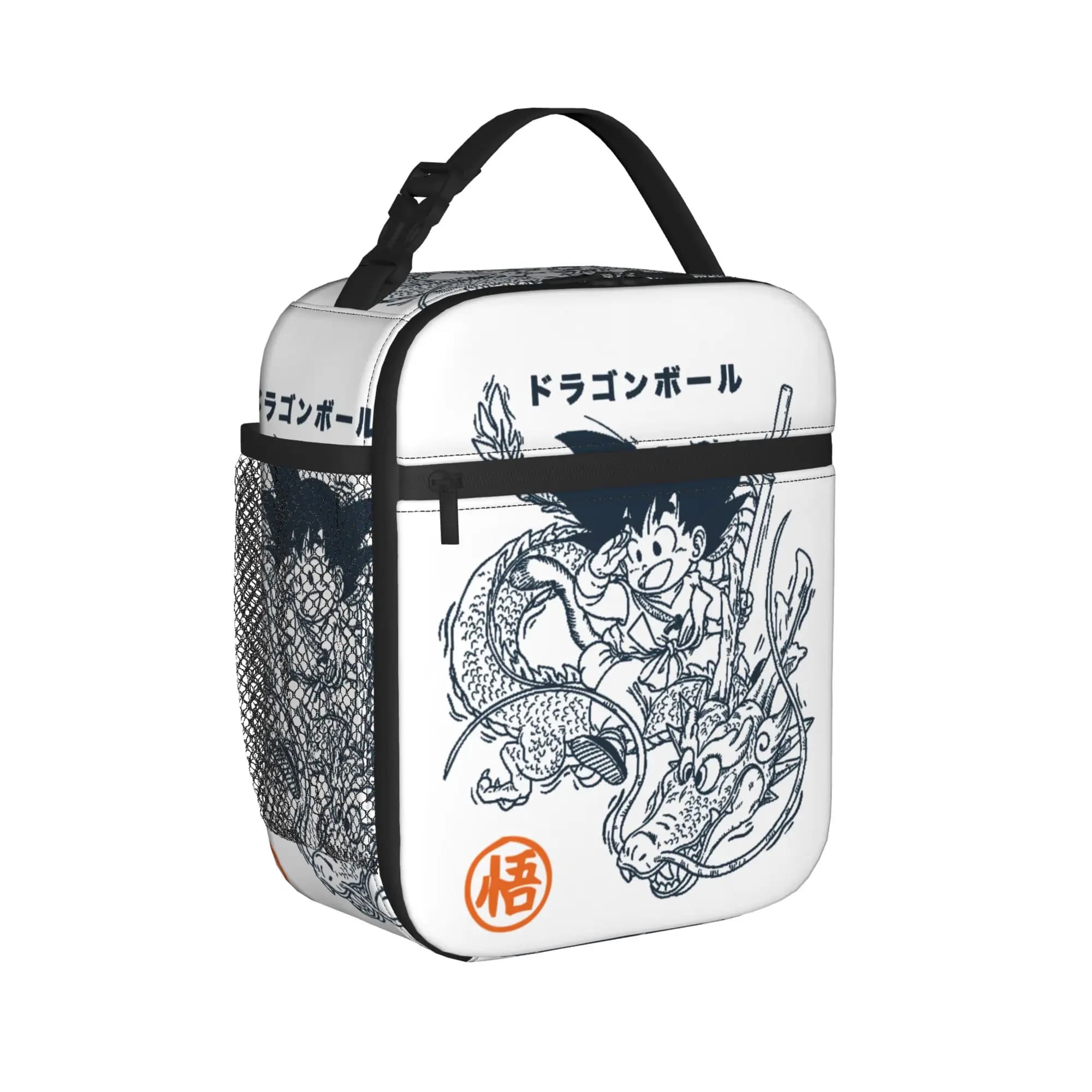 Borsa termica per il pranzo Goku e Shenron, borsa termica riutilizzabile, contenitore per il pranzo Kakarot DBZ, borsa grande per il pranzo, borsa per alimenti, lavoro, viaggi