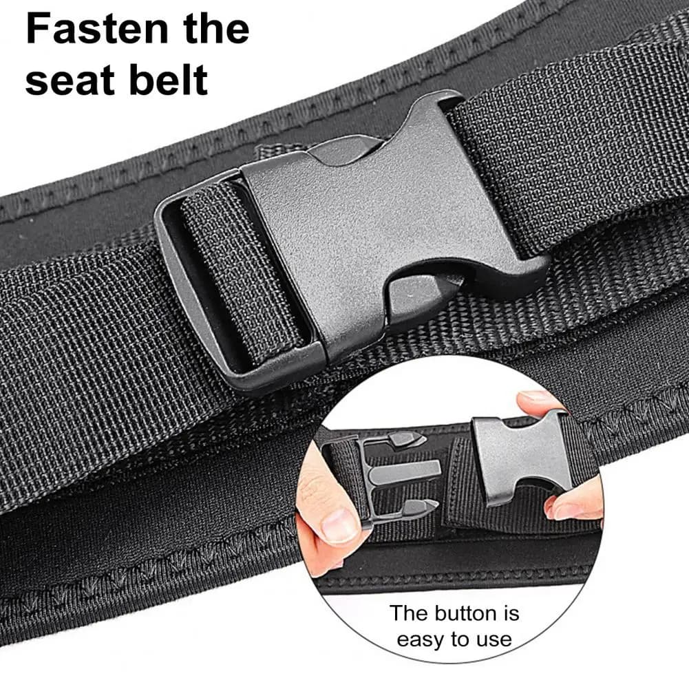 Dumbbell Training Belt Thrust Belt for Glute Bridge Anti-slip Exercise Band Portable Home Gym Strap Dumbbells Kettlebells