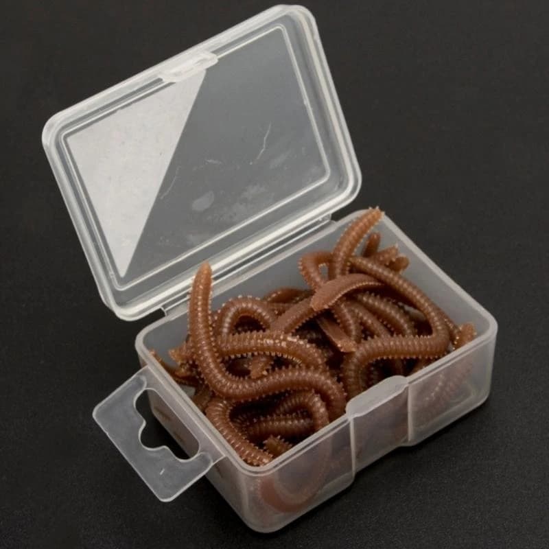 Fishing Worm Box Tackle Box for Live Baits Fishing Live Baits Lures Storage Case