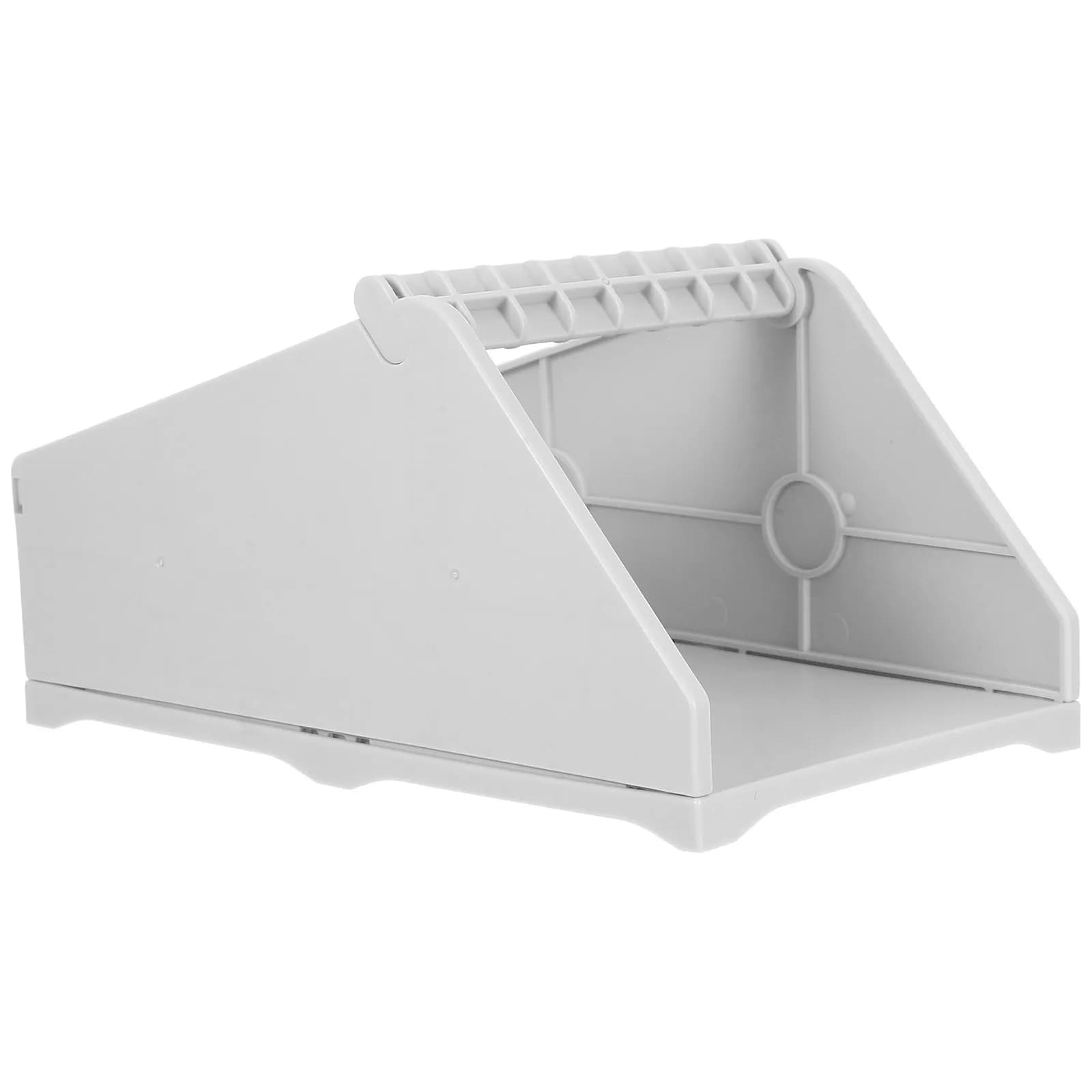 Supporto per etichette per stampante termica, dispenser per etichette di spedizione in plastica, supporto bianco per etichette, organizer per stampanti da ufficio, carta termica