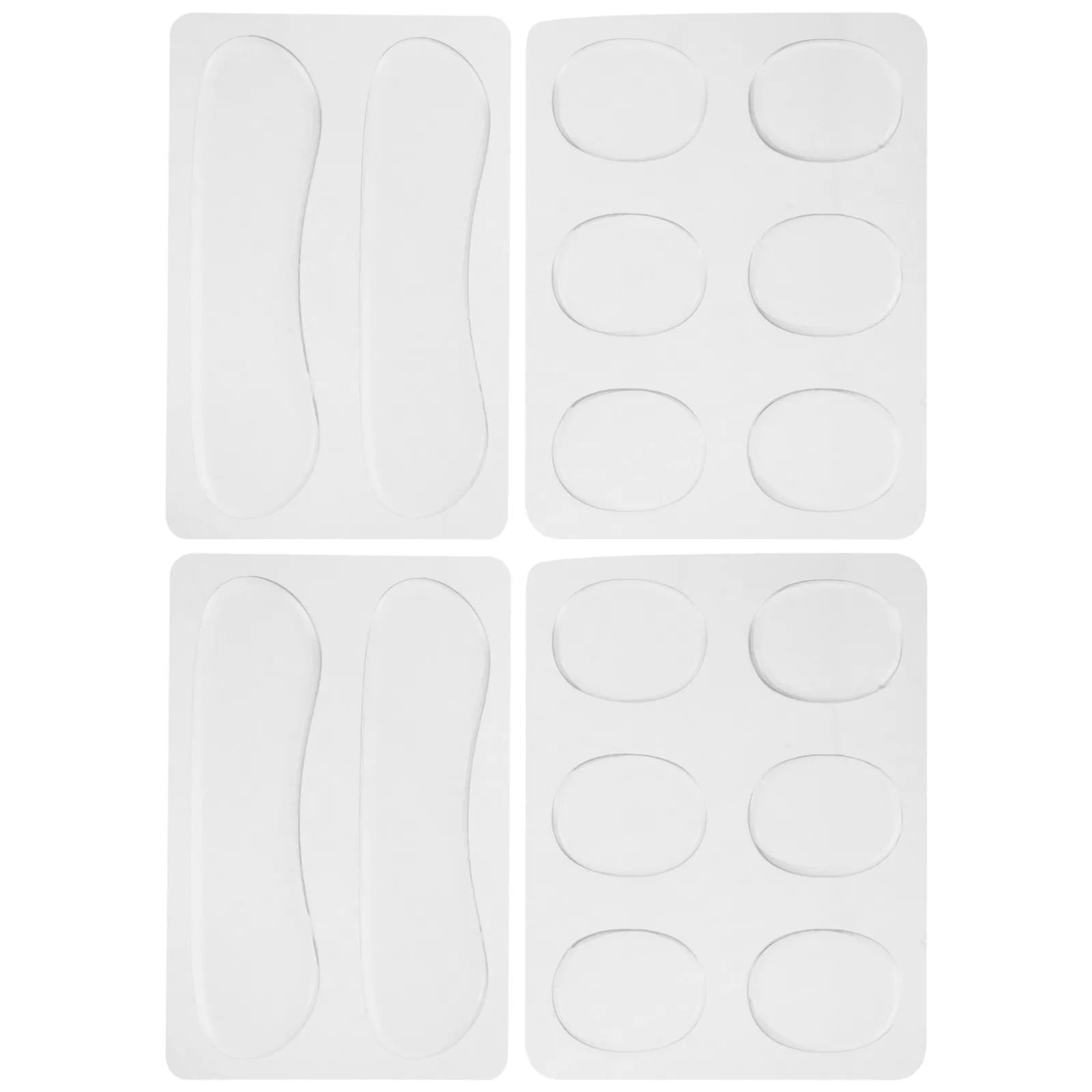 4 Fogli di Cuscinetti in Silicone per Isolamento Acustico dei Tamburi, Smorzatori Trasparenti per Tamburo e Piatto, Controllo del Tono e Riduzione del Rumore