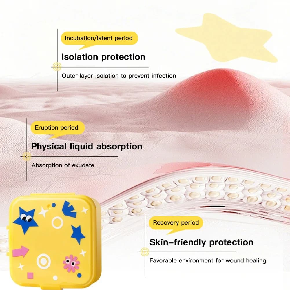 60 Cerotti per Acne Effetto Riparatore, Cerotti Trasparenti per Acne, Cerotti Cosmetici a Forma di Stella, Confezione di Cerotti Colorati per Acne