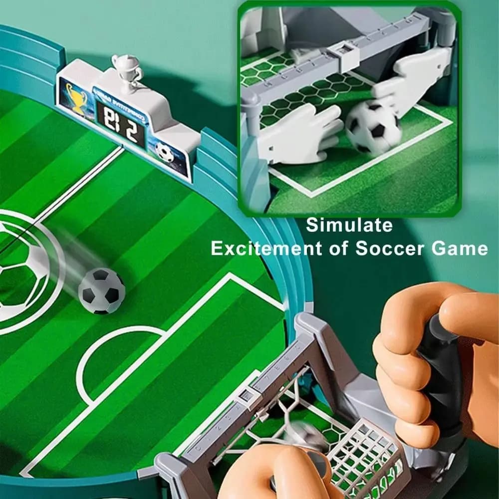 Gioco da Tavolo di Calcio Innovativo con 2 Palline, Educativo e Divertente