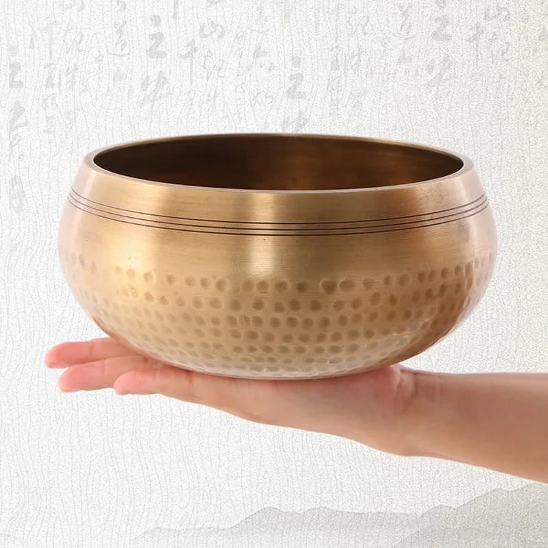 Nepal Singing Bowl Yoga Meditation Tibetan Sound Bowl Copper Handcrafted Wholesale