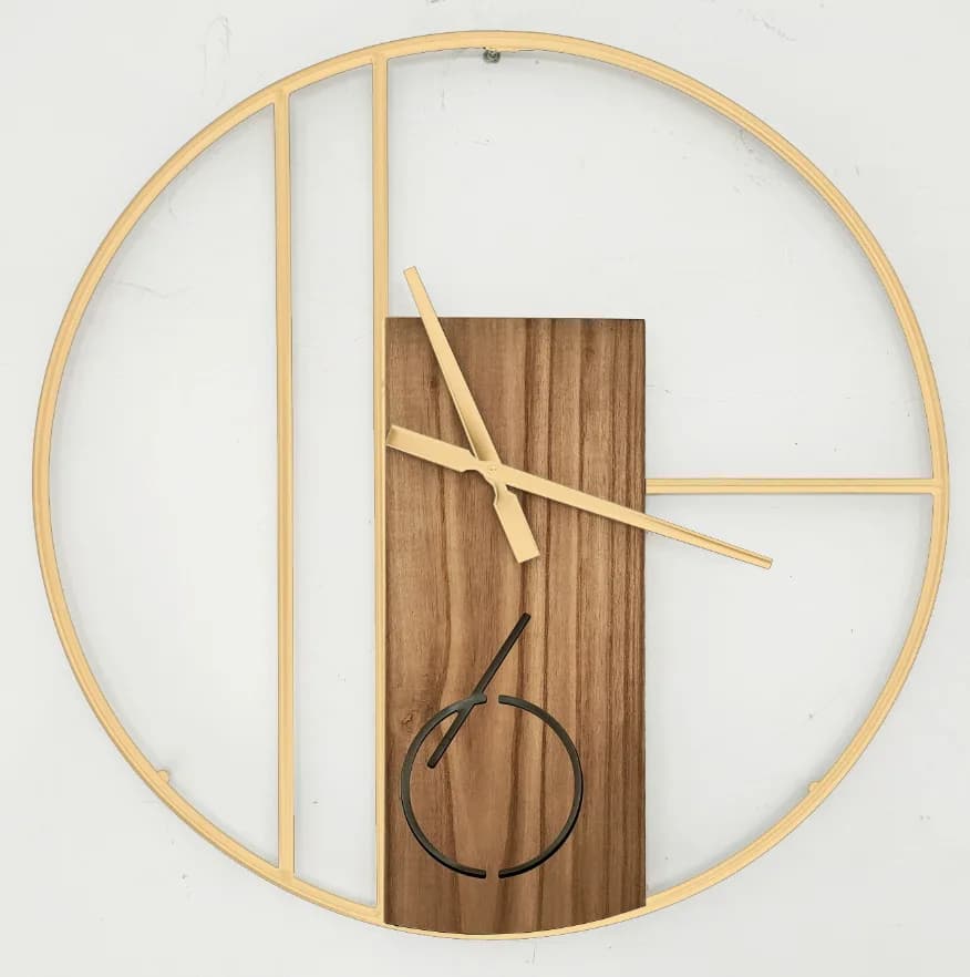 -50 cm grande orologio da parete moderno personalizzato da parete in ferro decorazione da parete orologio luce decorazione del soggiorno di lusso