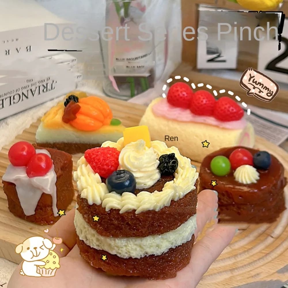 Squishy Cake Food Giocattoli antistress Morbido giocattolo agitarsi Kid Girl Super Shapable Pizzico Giocattolo Carino Decorazioni per feste per Natale Halloween