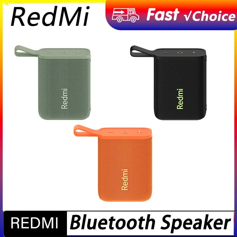 2026 Redmi Portable Bluetooth Speaker Outdoor IP67 Stereo Powerful Sound Box BT5.3 RGB Dual Pairing TWS Connectivity Colorful CN
