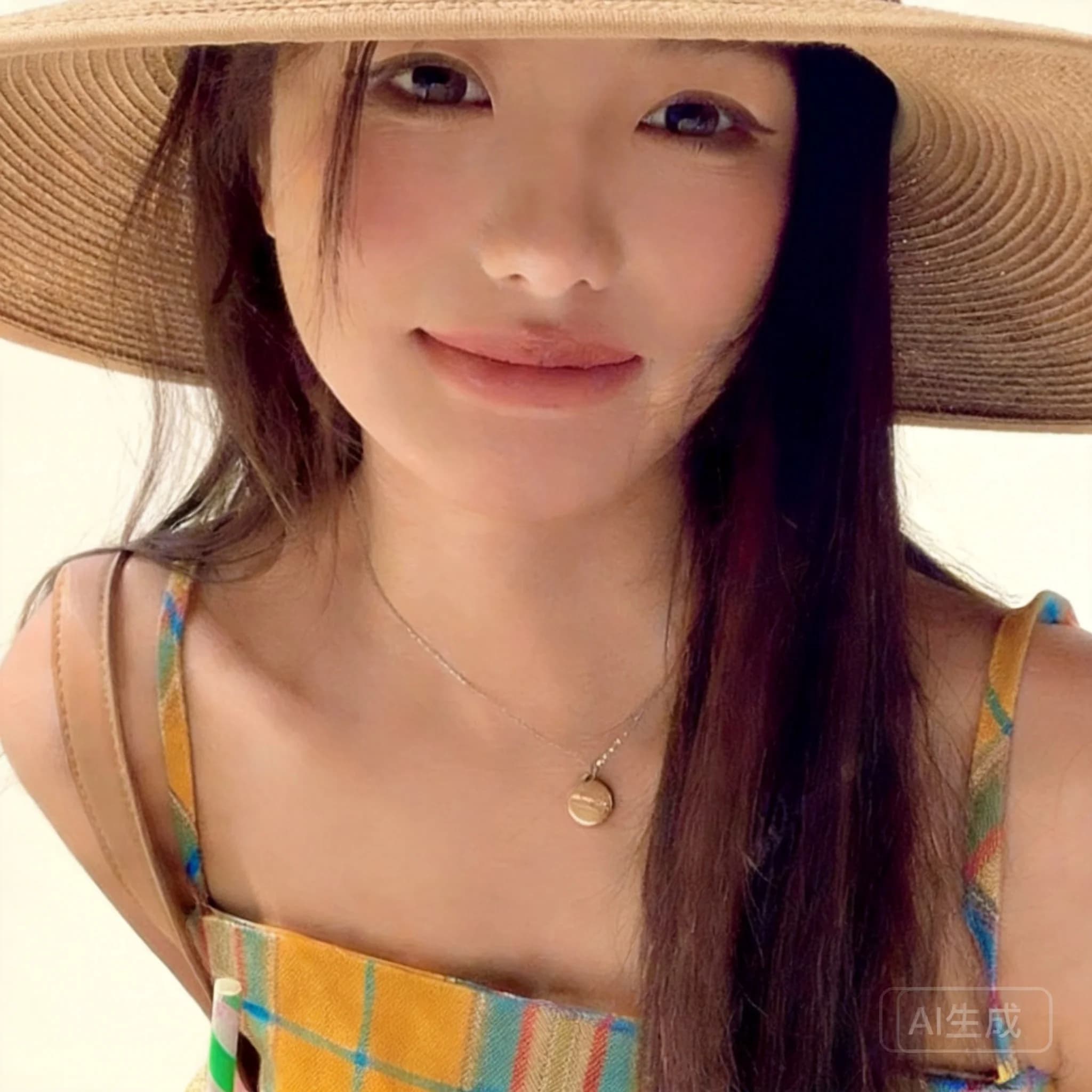 2026 New 100 Percent Cotton Wide Brim Straw Sun Hat For Women Foldable Uv Protection Summer Beach Cap Casual Outdoor Sunscreen