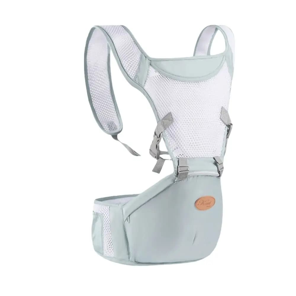 Marsupio anteriore per neonato Materiale morbido 360 Marsupio ergonomico Sgabello per marsupio Design con imbracatura traspirante