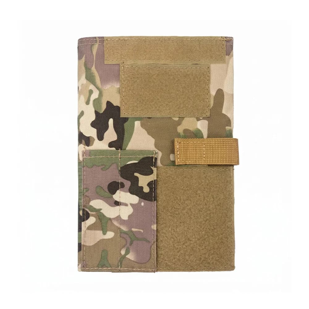 Tactical Notebook Cover 5.5x8in, Portable Field Log Book Holder, Multifunctional EDC Planner Sleeve