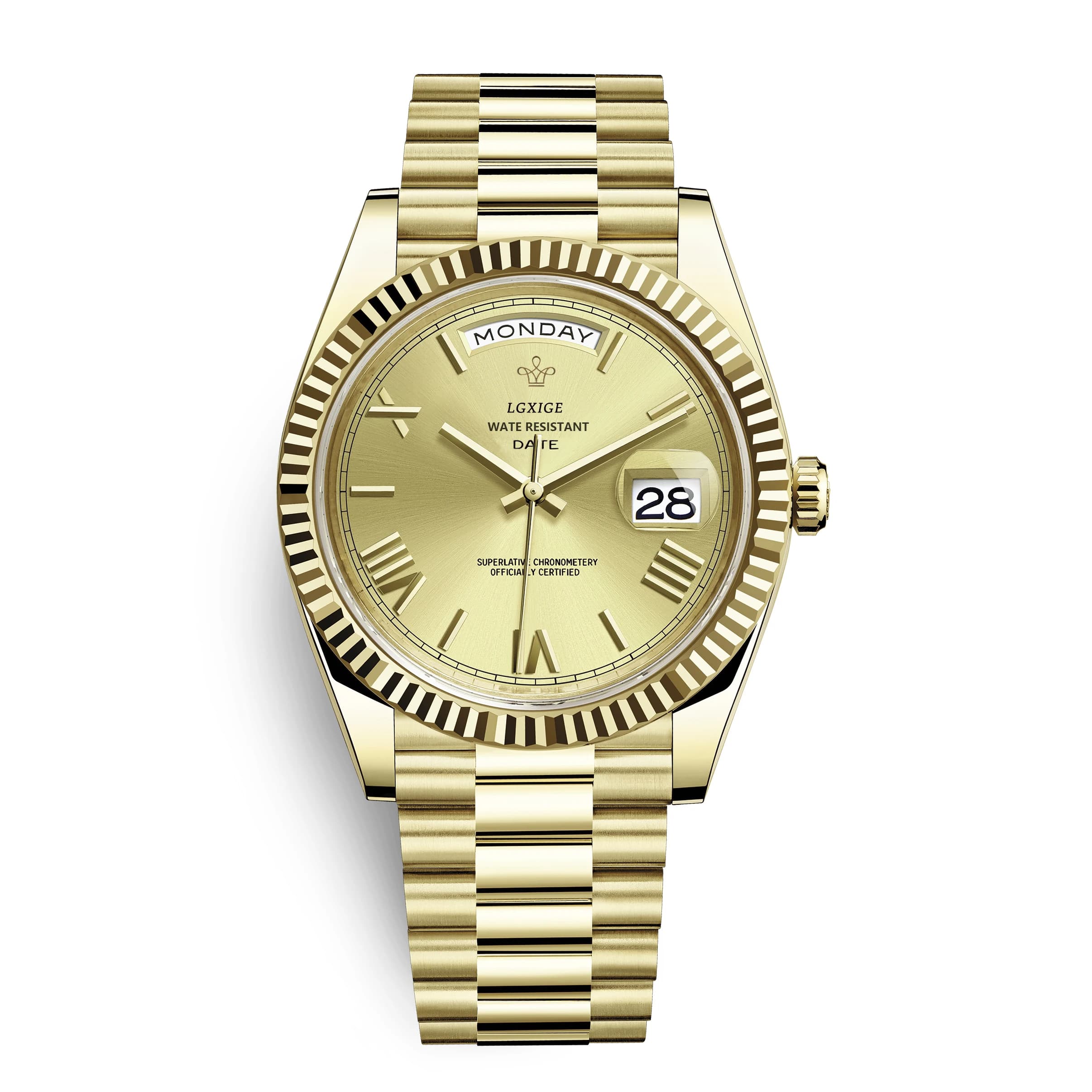 New Men's wrist watch 2025 in Gold, Water resistant, Quartz, Luxury, Casual, High Quality, Gift for Friends, Relogio
