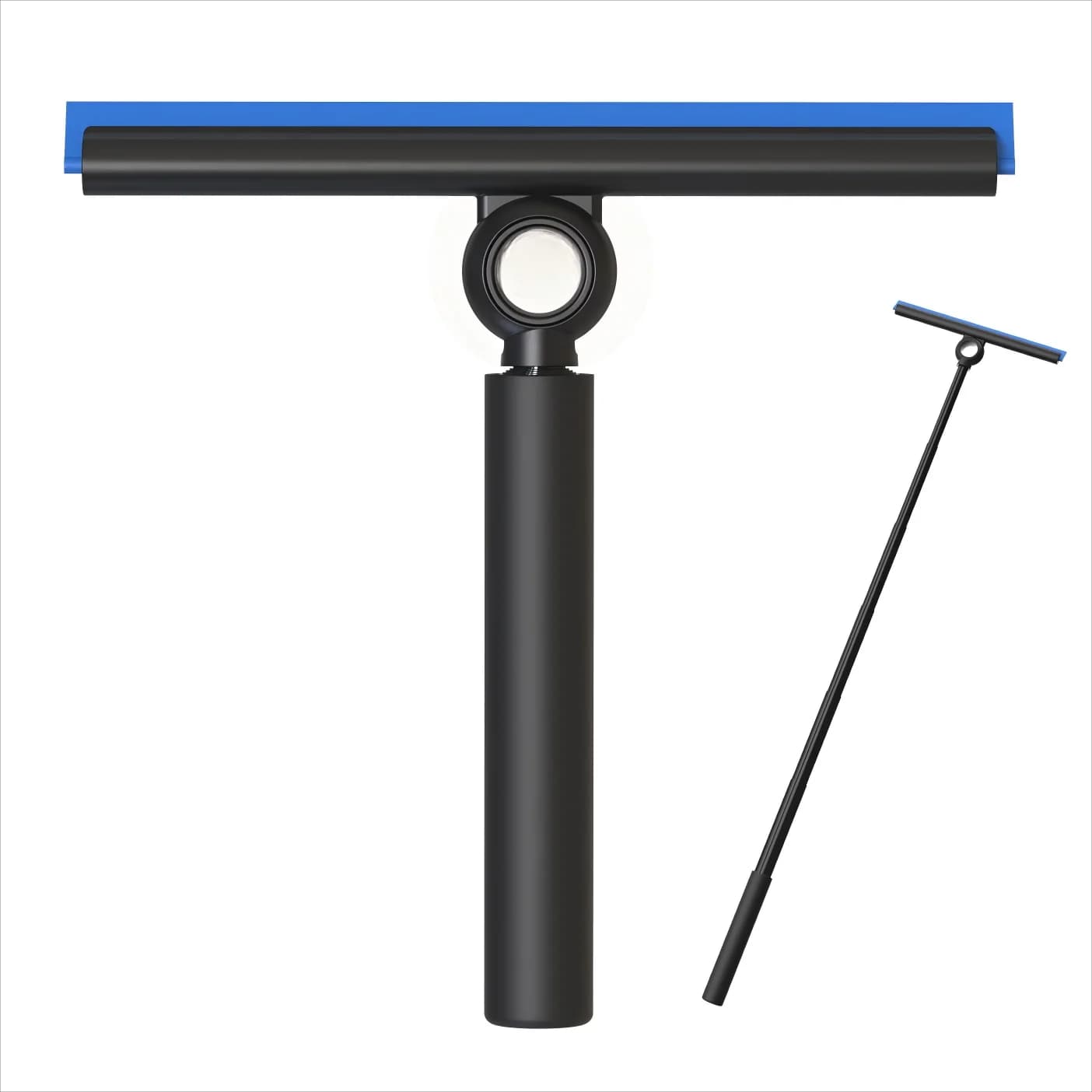 EHOMGUI Glass Door Shower Sprinkle Sprinkle with Telescopic Handle Bathroom Mirror Glass Cleaning Scraper