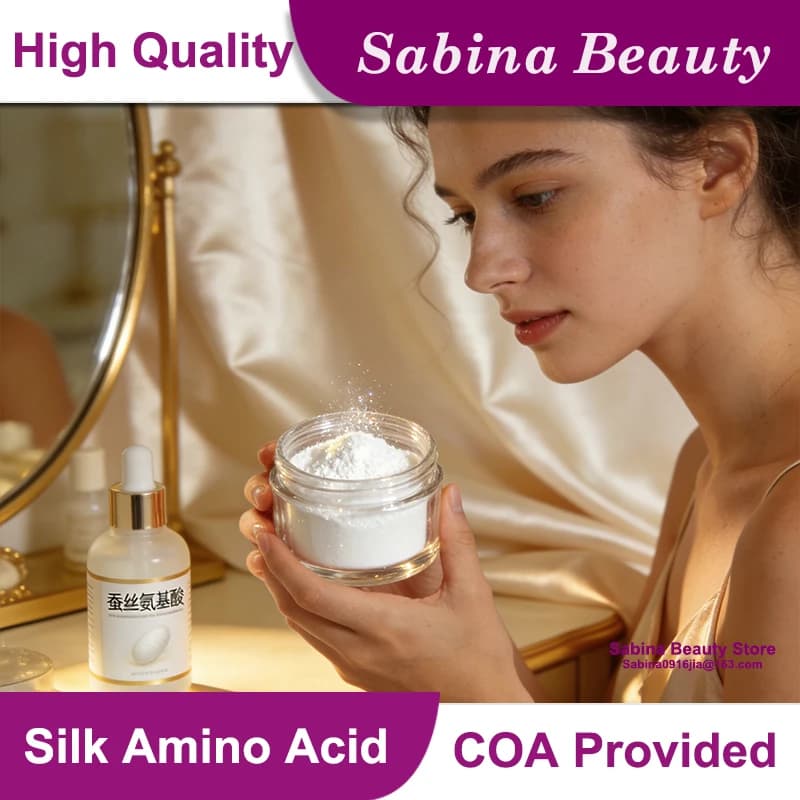 Supply Calda: Silk Amino Acid Powder, Fibroin, Hydrolyzed Silk Peptides, Silk Protein - Cosmetic Ingredient
