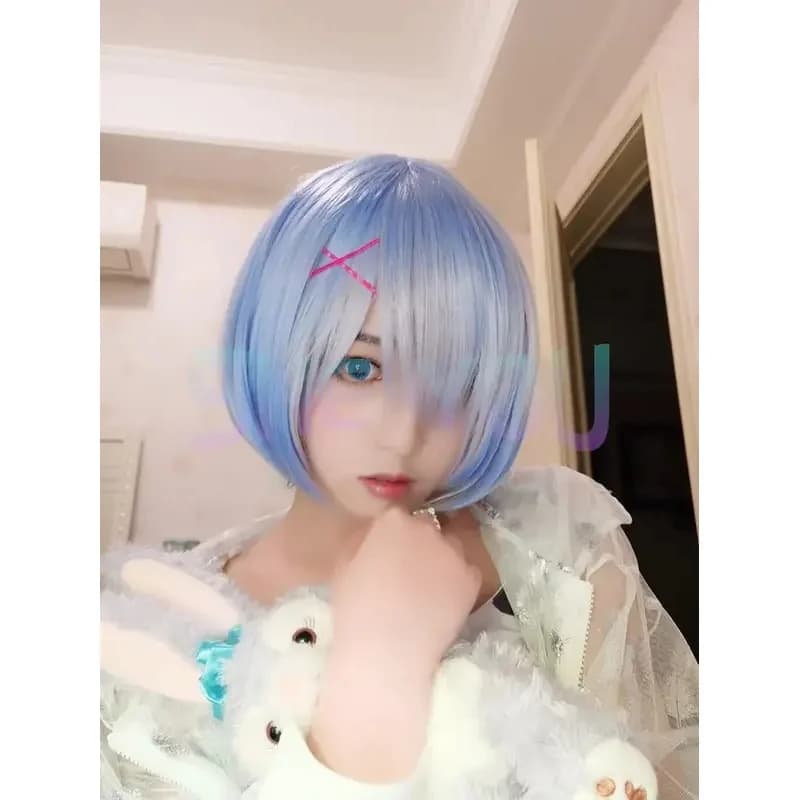 c;4\g,6'h.9/c;4\g,6'h.9/High Quality Graduated Color REM Wig RAM Cosplay Wigs Re:Zero Starting Life in Another World6'h\3,g'8/b'