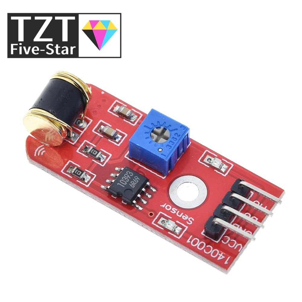 TZT 1/3PCS 801s scuotere modulo sensori di vibrazione Per Arduino open source LM393 3-5VDC TT Logic