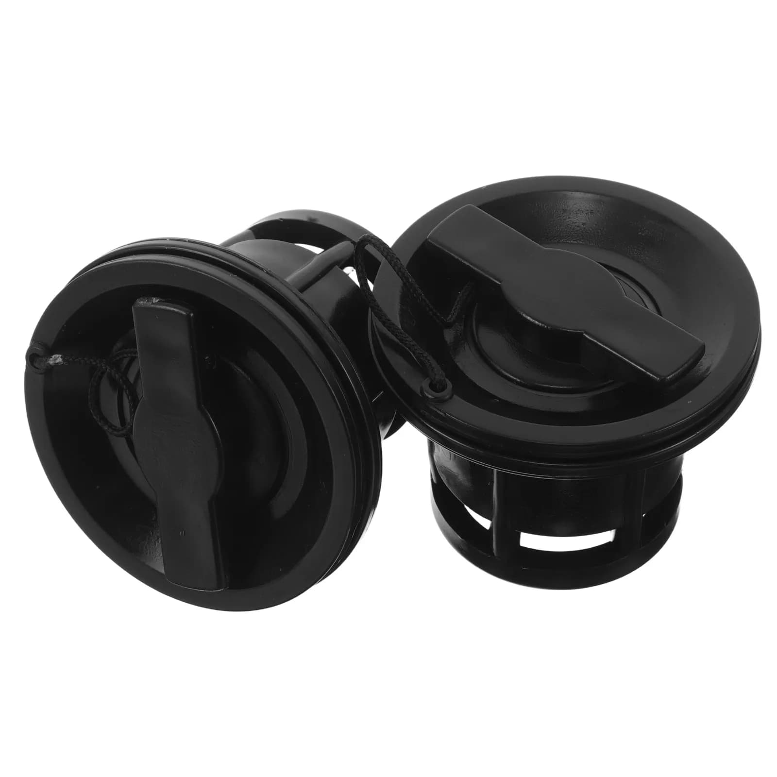 2 Set di Tappi Valvola Aria a Doppia Guarnizione per Kayak Gonfiabile, 6 Fori, in PVC, per Gonfiaggio e Sgonfiaggio Rapido, per Paddle Board, Canoa, Zattera, Barca