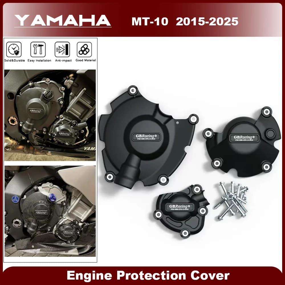 Per YAMAHA MT10 MT-10 2015-2025 GBRacing Motore Del Motociclo Protegge La Copertura Frizione Pulse Protezione Della Copertura Accessori