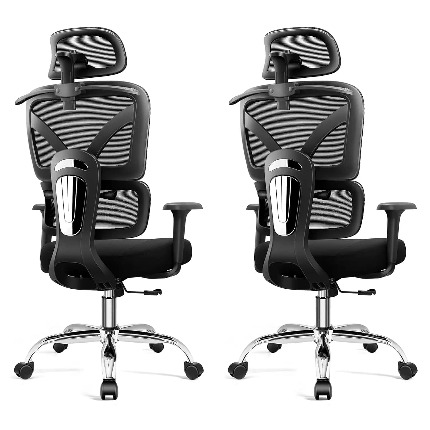 Sedia da Ufficio Ergonomica, Sedia da Scrivania con Schienale Alto in Rete, Comoda con Supporto Lombare Regolabile, Sedia da Gaming per Computer Domestico, Personalizzabile