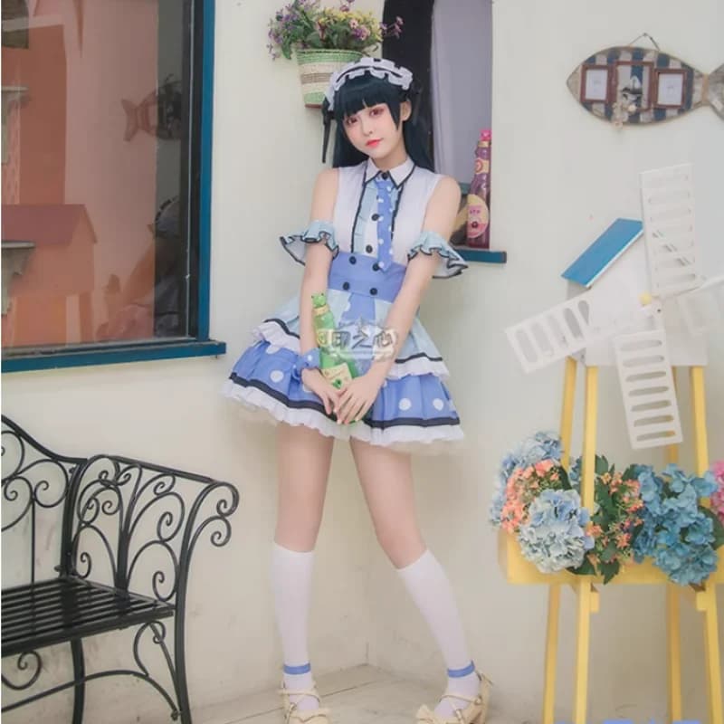 Anime Aqours Lovelive Sunshine Costume Cosplay Kurosawa Dia/Watanabe You/Tsushima Yoshiko Vestito Bello Vestito Del Partito di Halloween 2025