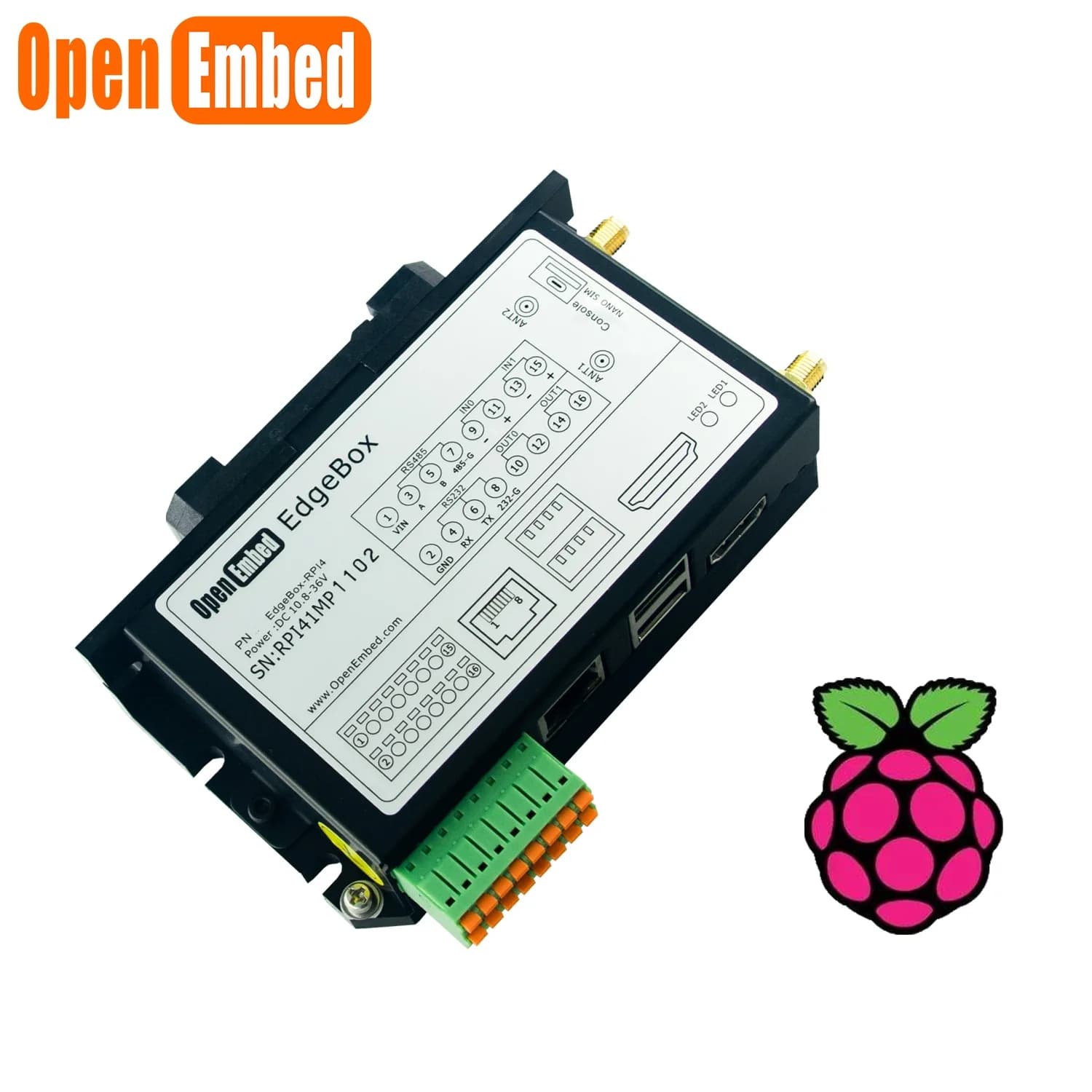 Dedicated controllers Plc Pac based on RK3588, stock of warehouse Programming controller Plc Raspberry Pi