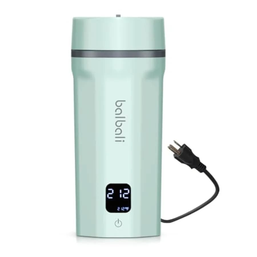 18.6oz Portable Kettle for Travel 100-250V Dual Voltage for International/Global/Europe - 6 Preset Travel Electric Kettle Hot W